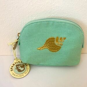Spartina 449 Small seafoam Cosmetic Case NEW